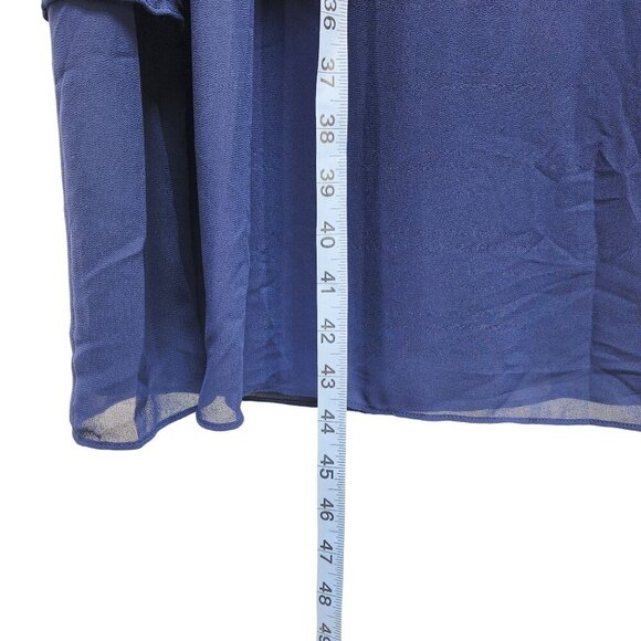 Hanna Nikole Womens Plus Size Layered Dress With Beaded Accent Size 24W - Picture 8 of 9